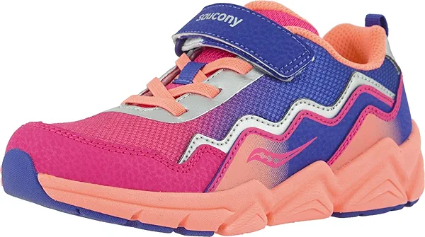 Saucony Unisex-Child Flash Alternative Closure 2.0 Sneaker