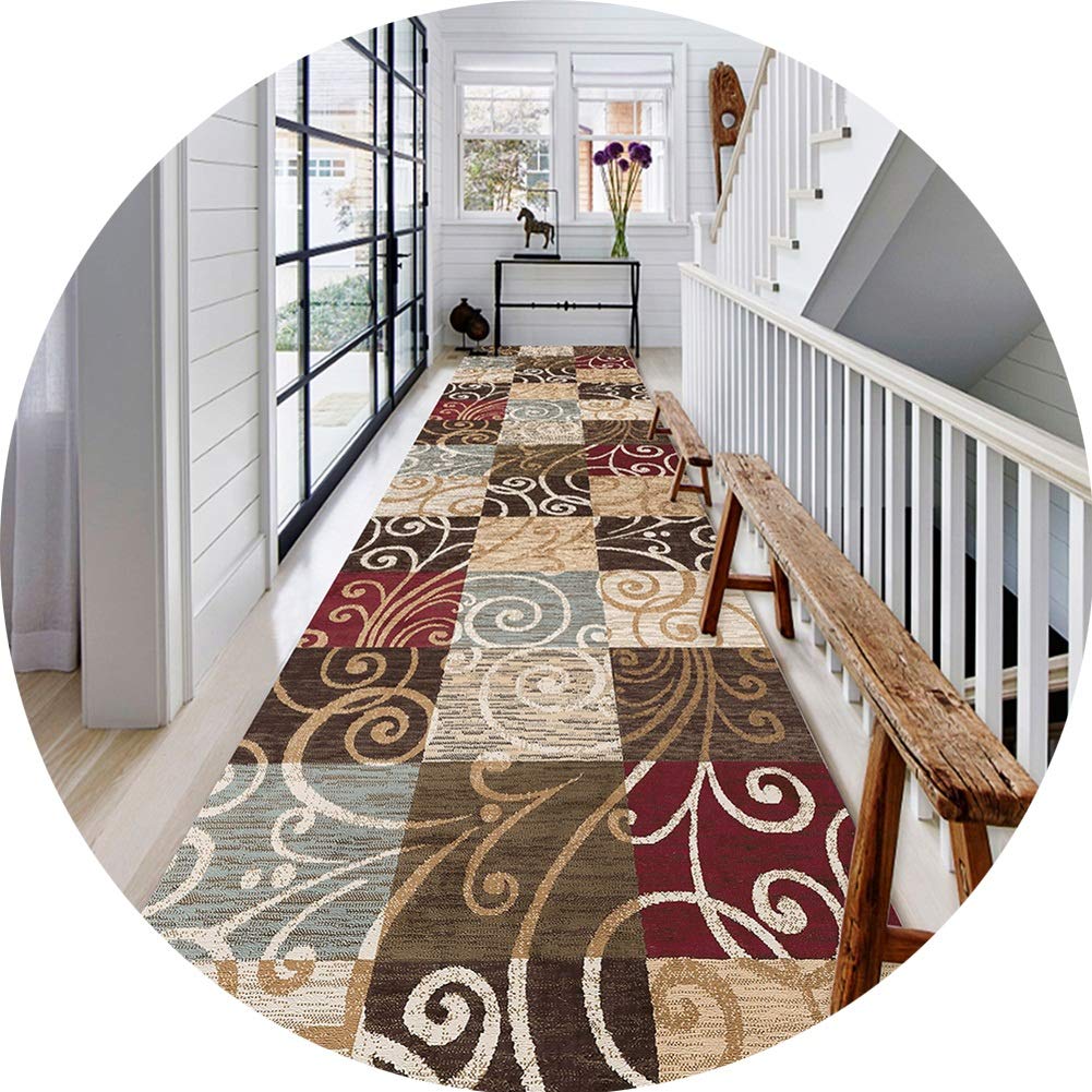 Tapis de passage d'allée 3D moderne en polyester de 5mm d'épaisseur