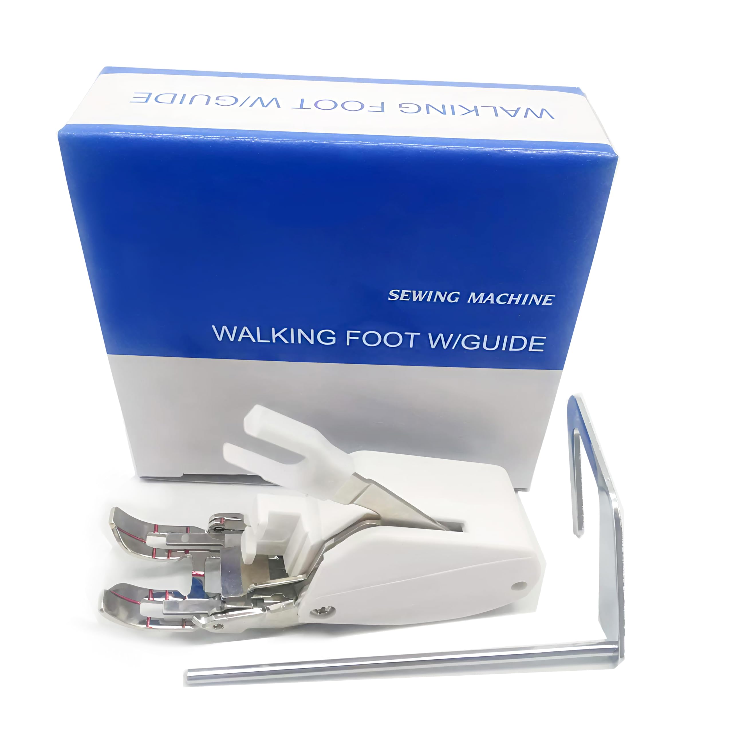 Bequilter #SA188 Open Toe Walking Foot with W/Guide for Quilting and Sewing Multiple Layers Compatible with Brother Sewing Machine F033N F033 XC2214002