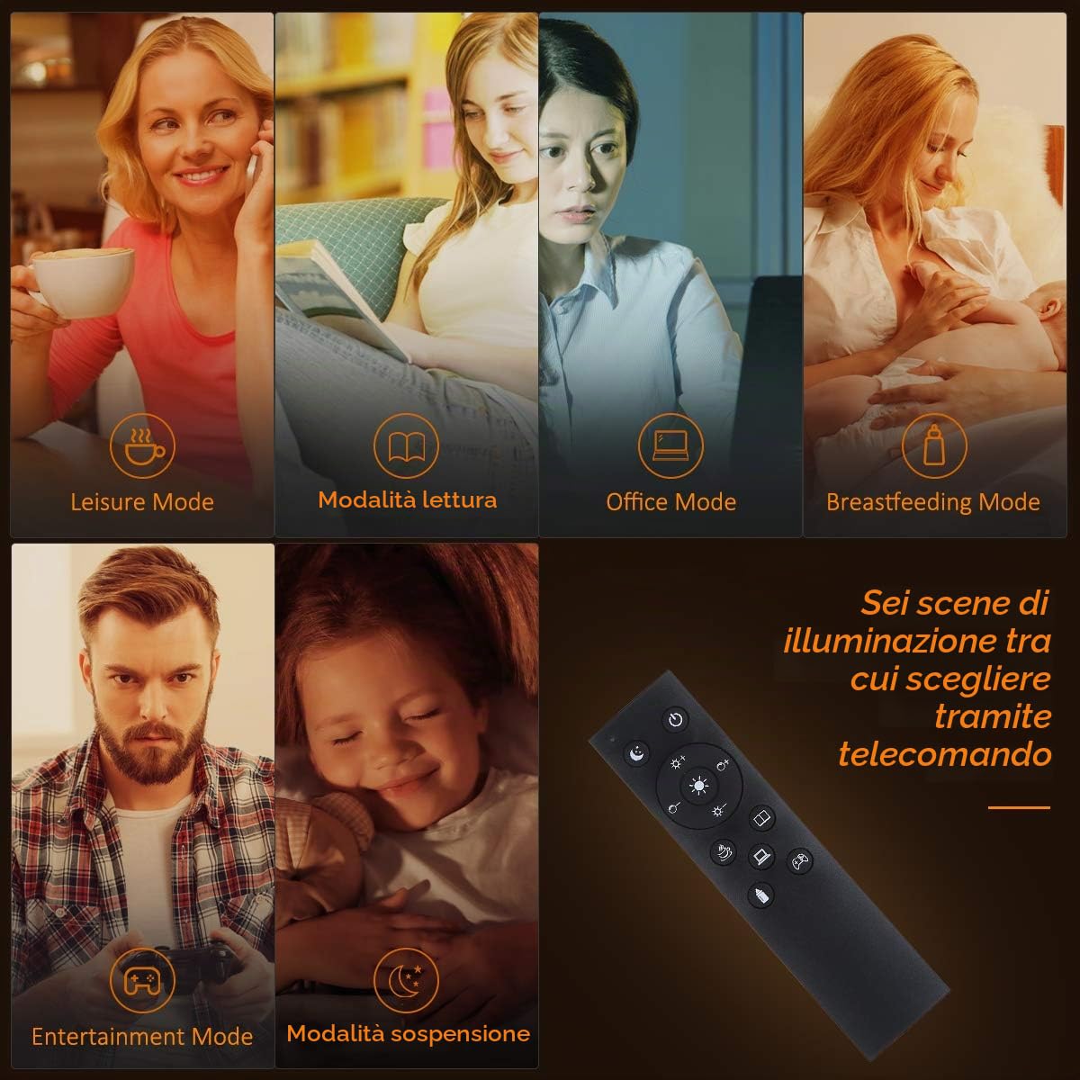 Piantana Lampada da Terra 1.6M, Lampada da Terra LED Dimmerabile 10W 1500LM, 3000K/4000K/5000K/6000K,Touch e Telecomando,Collo d'oca Regolabile,Piantana LED per Camera da Letto Soggiorno Ufficio- Nero