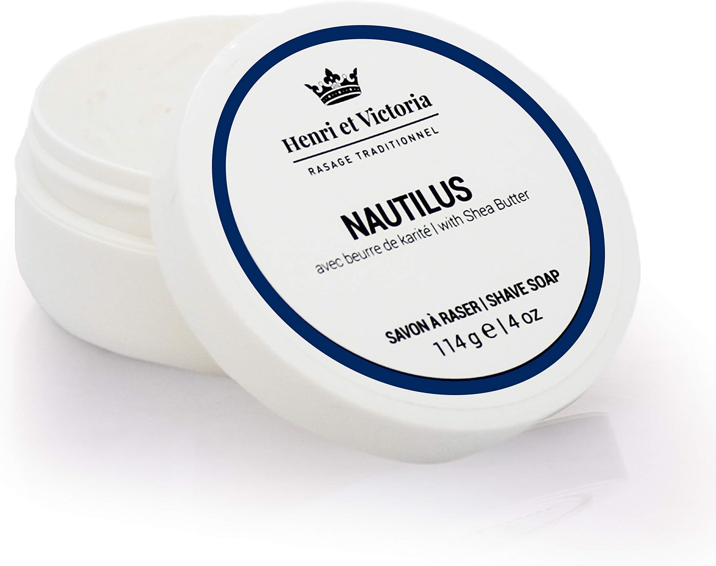 Nautilus Shaving Soap Fragrance | Canadian Made by Skilled Artisans | Ultra Glide, Cushioning, Easy Lather, Moisturizing | Chic and Subtle Scent | 114 g (4 oz)