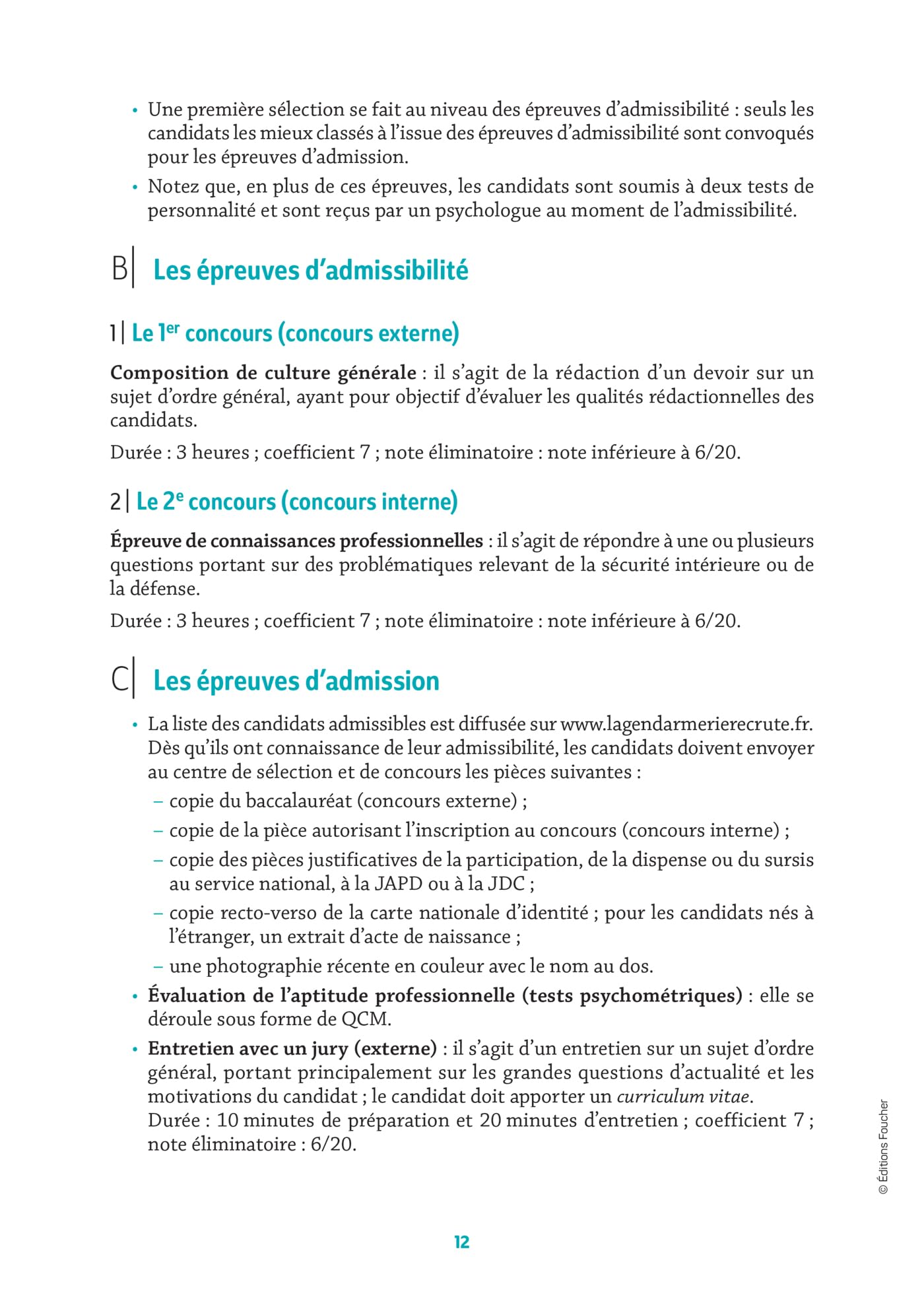 Réussite Concours - Sous-officier de gendarmerie - 2026-2027- Préparation complète