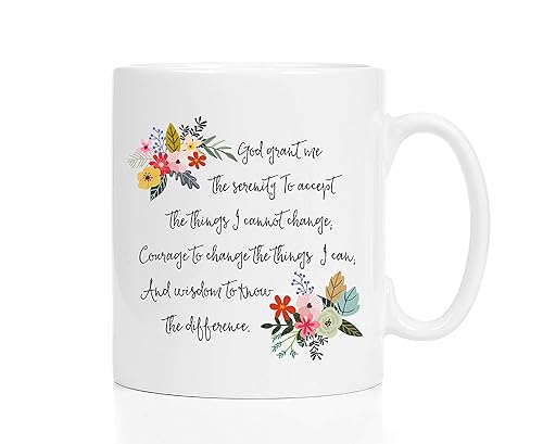 Serenity Prayer Mug Sobriety Gift