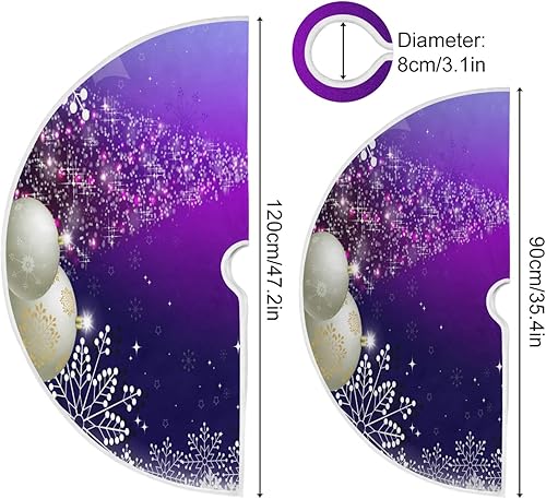 Miniatura 94 de Falda de árbol de Navidad para fiesta de cumpleaños, falda de árbol de 36 pulgadas, globos, tartas, faldas de árbol de Navidad, tapete de pie