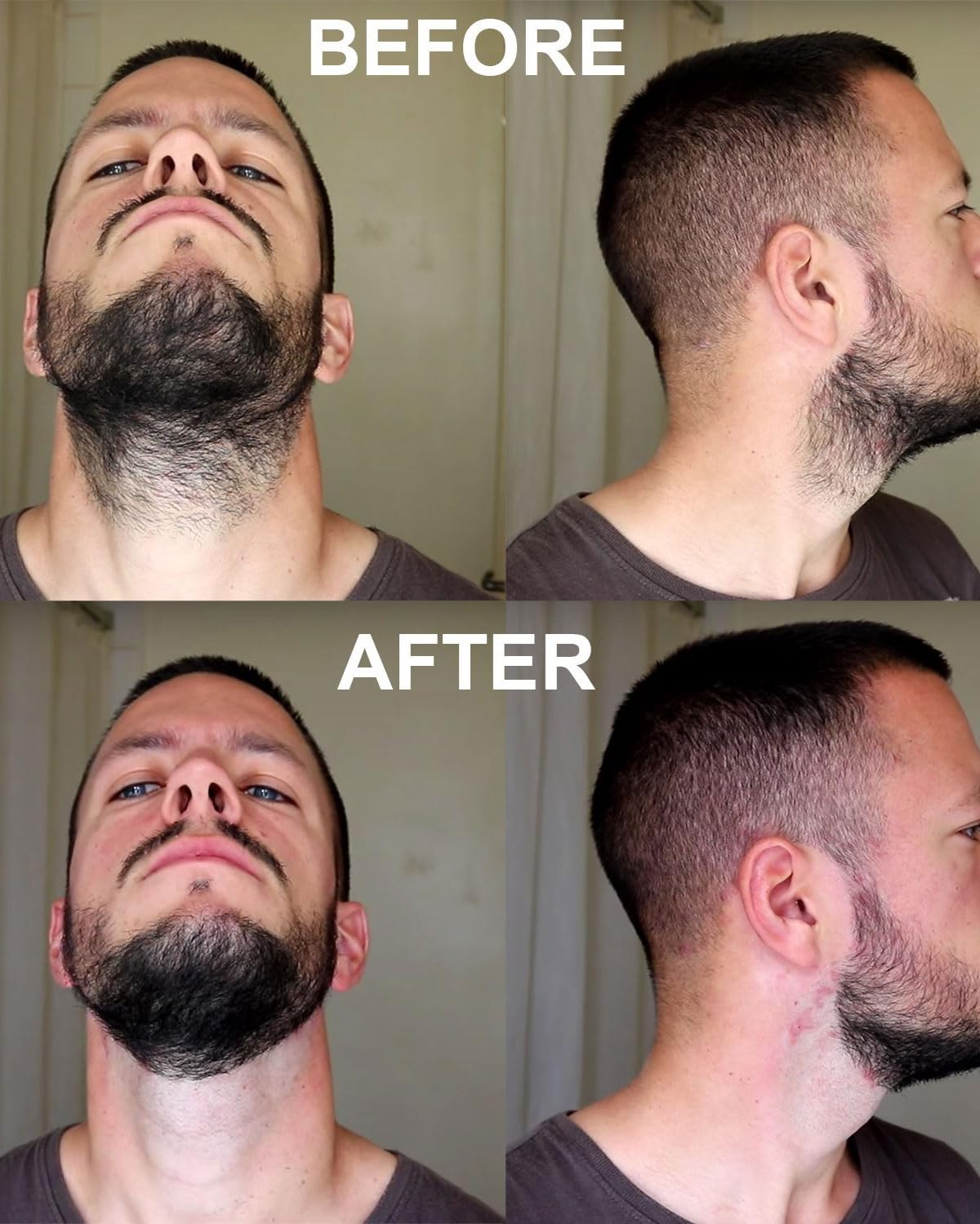 Trimmer per Barba Sagoma per Rasatura Guida per Barba Strumento per Modellare Ritaglio Flessibile Modello per Modellare la Barba Strumento per Rifinitore per Barba Baffi Linee Perfette