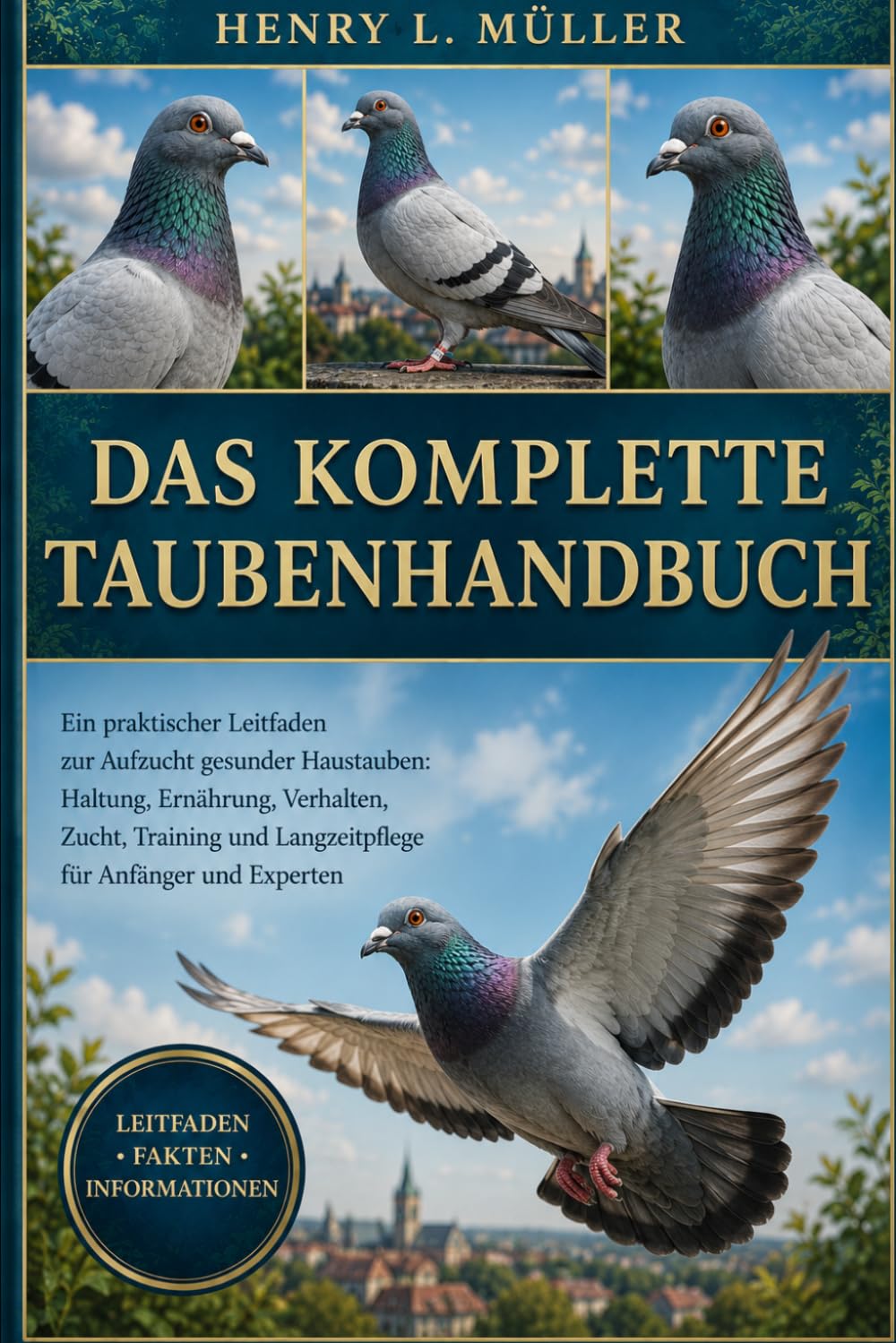 DAS KOMPLETTE TAUBENHANDBUCH: Ein praktischer Leitfaden zur Aufzucht gesunder Haustauben: Haltung, Ernährung, Verhalten, Zucht, Training und Langzeitpflege für Anfänger und Experten