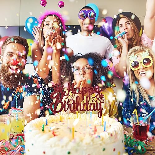 Miniatura 6 de Decoración para tartas de cumpleaños, decoración para tartas de cumpleaños, decoraciones para tartas, decoraciones para tartas para mujeres,