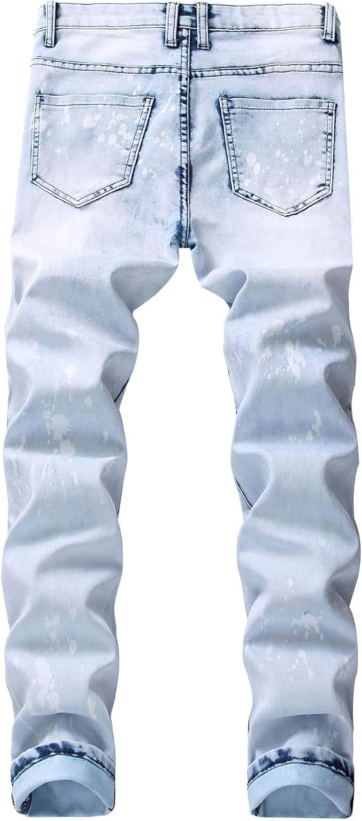Fashion Ripped Distressed Skinny Denim 