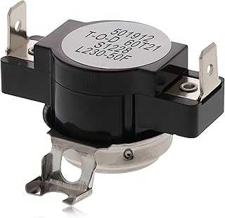 PartsBroz DC47-00017A Dryer High Limit Thermostat - Compatible with Samsung Maytag Amana Kenmore - Replaces AP4201896 2068548 PS4205216 DV350AGW/XAA DV422GWHDWR/AA DV42H5200GP/A3 DV45H7000GW/A2