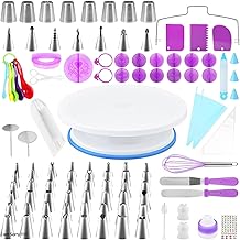 137 Peças Kit Confeiteiro, kit Confeitaria, Kit de Bicos de Confeitar, Kit Confeitar Estojo, Jogo de Bicos para Confeitar em Inox, Bico Para Confeitar de Aço Inox, Porta Bico de Confeitar