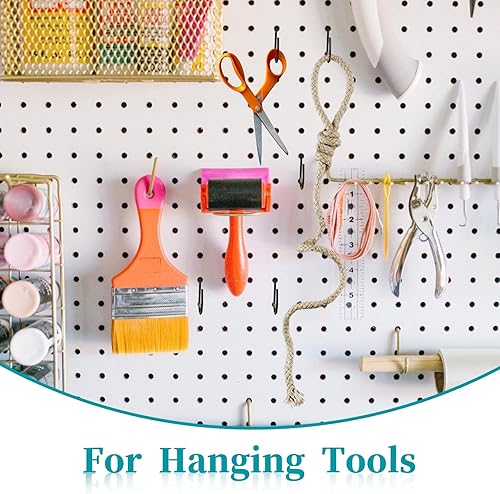 Miniatura 5 de Mozeat Lens 60 ganchos en S para colgar ganchos de metal de 1 pulgada, mini ganchos en forma de S, ganchos de alambre de hierro en forma de S para