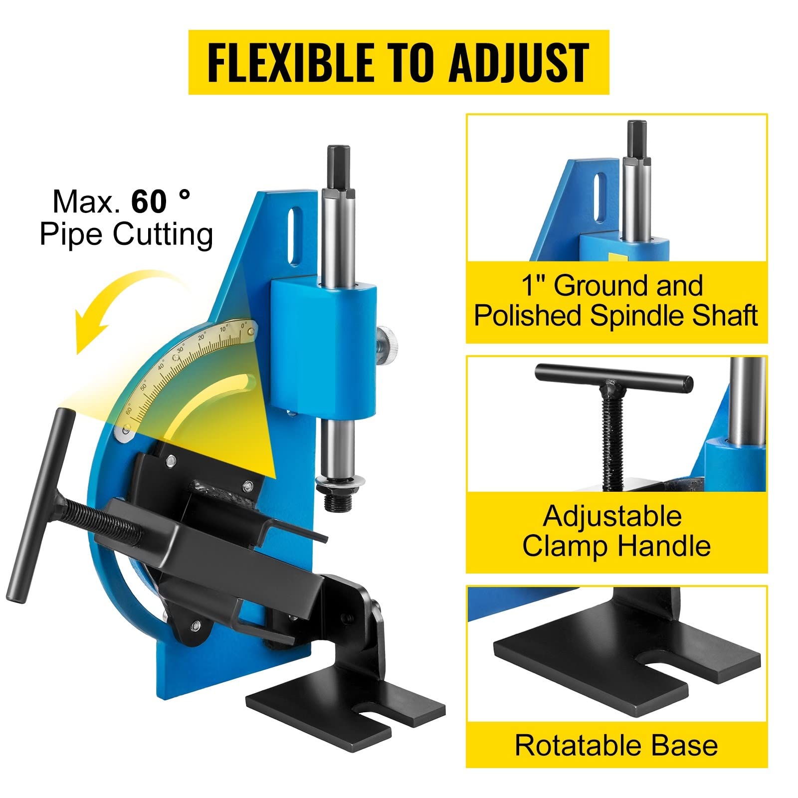 Rotation Angle 0-60 Degree Pipe Tubing Notcher Cutter Tube Slotting With Hole Saw For Cutting On Metal Wood PVC Deska,Wydajna(18PCS-13 Hole Saw)