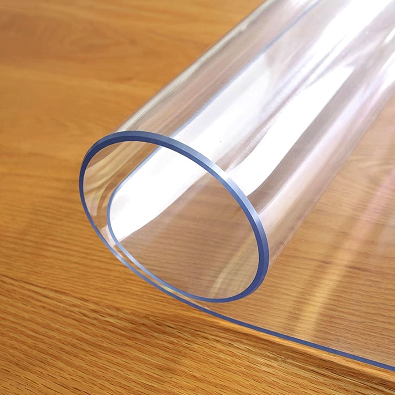 OAKITA Clear Chair Mats for Hard Floor PVC Desk Chair Mat Thick 1mm Transparent Floor Protector Mat for