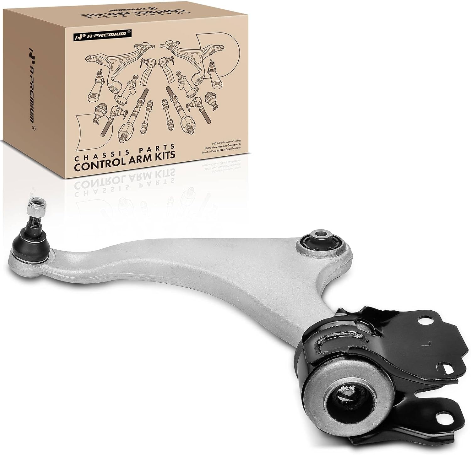 A-Premium Front Left Lower Control Arm, with Ball Joint & Bushing, Compatible with Volvo S60 2011-2018, S80 2012-2016, V60 2015-2018