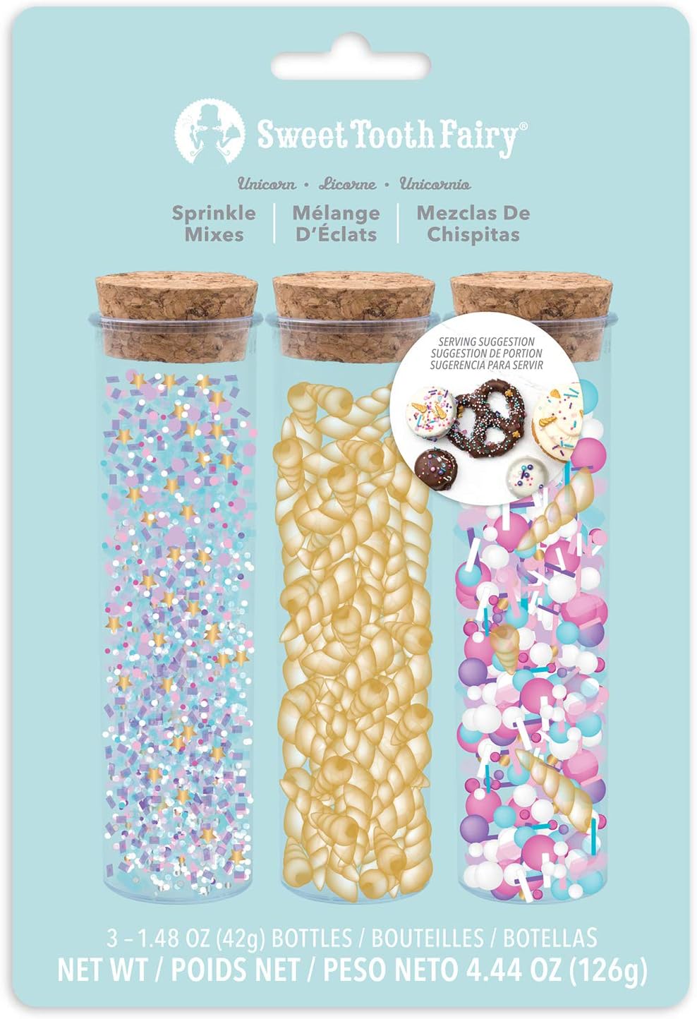 Sweet Tooth Fairy Unicorn Mix Sprinkles, Multicolor