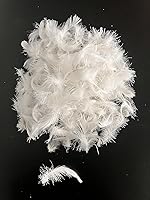 Vista 11 de Gran cantidad de plumas rosas, plumas de pato y de ganso blancas, relleno de plumas para almohada, ropa de cama, bricolaje, estándar de EE. UU.