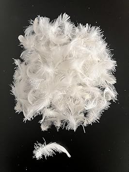 Bulk Goose Down Feather Stuffing & Fill Hypoallergenic Pillow Filling, Repair, Restuff, Fluff for Couch Cushions, Comforters, Jackets5/95-8Lb DIY