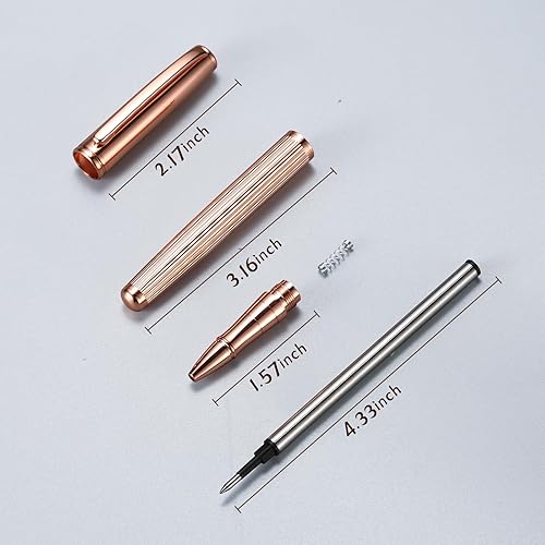 Miniatura 8 de Bolígrafo de tinta líquida, bolígrafos esenciales para negocios, bolígrafo de metal, escritura suave, diseño elegante, escritura sin esfuerzo,