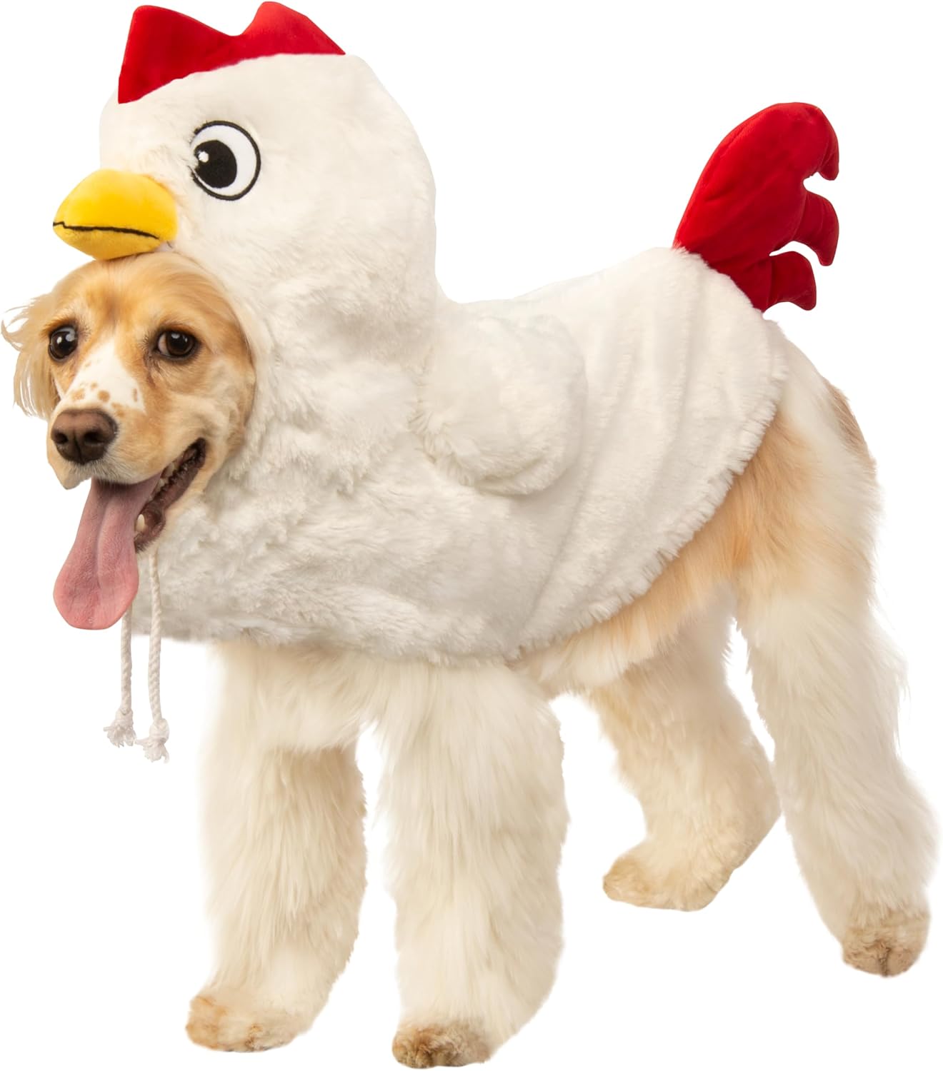 Disfraz de Pollo Rubies para Perro o Gato, Talla M