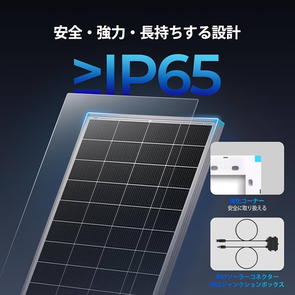 大幅値下げ！ソーラーパネル Amazon | Renogy 200W 24V ソーラーパネル N型電池25%高効率