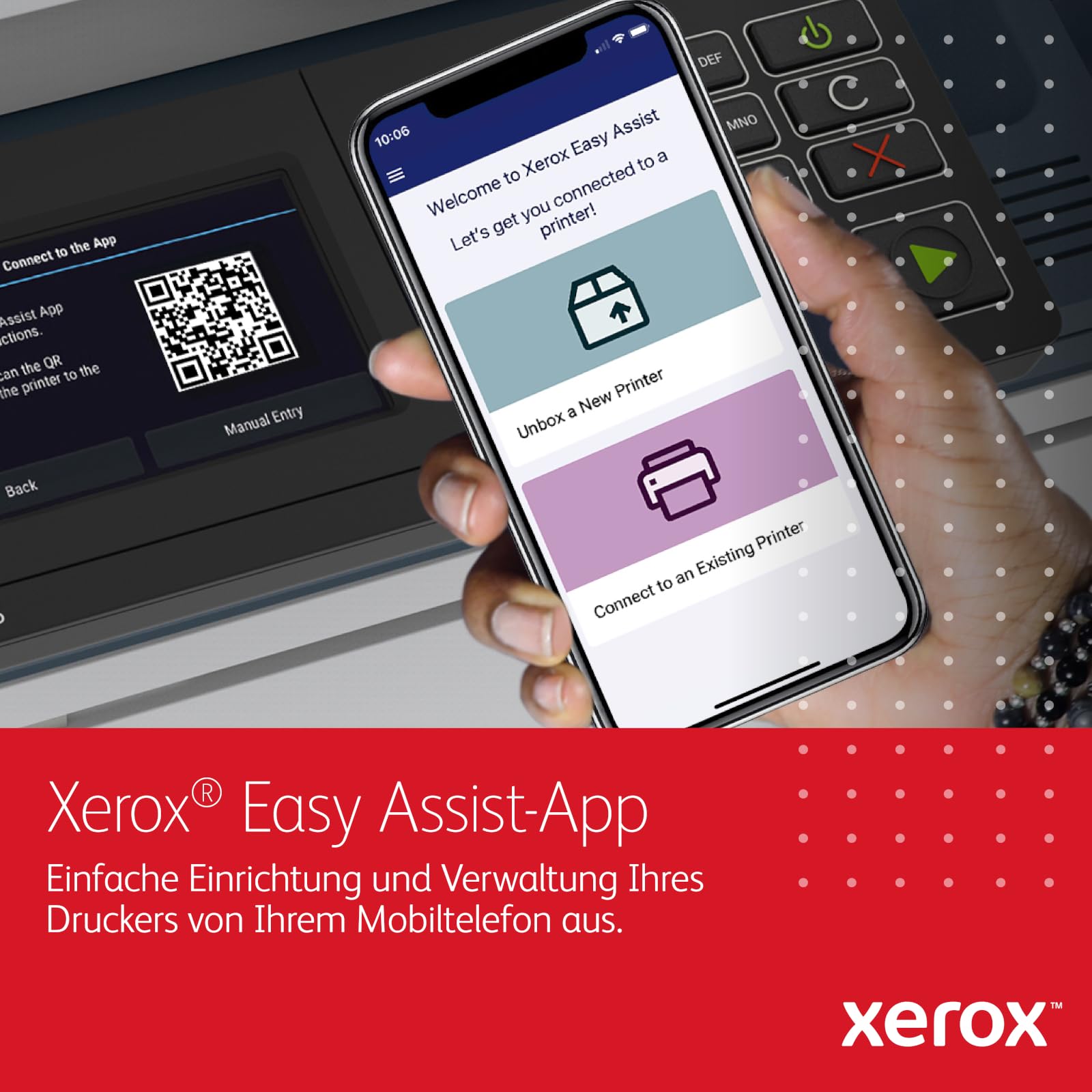 Xerox B235dni A4 34ppm Schwarz und Weiß Kabellos Laser Multifunktion Druker mit Duplex 2-seitiger Druck - Kopieren/Drucken/Scan/Fax - Farb Touchscreen