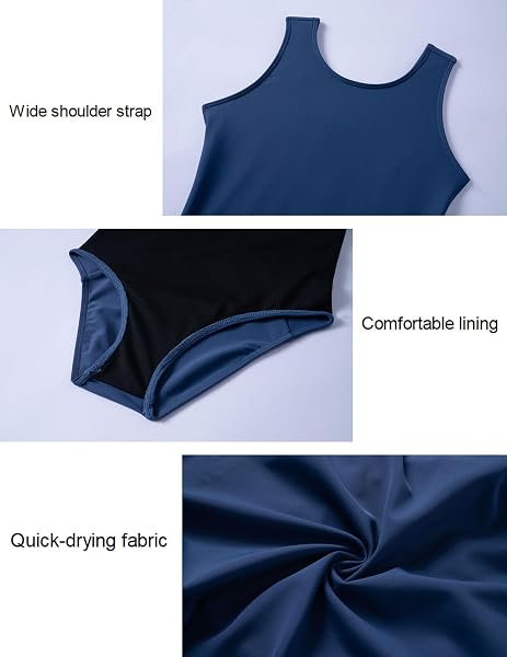 Arshiner Maillot de bain une pièce pour filles - Maillot de bain une pièce dos nu élastique hawaïen - Maillot de bain tendance pour filles de 4 à 11 ans - 5