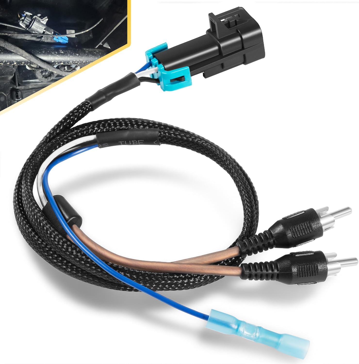 for RZR Pro Series Output Harness and Subwoofer Harness for Ride Command – Compatible with Polaris RZR Pro XP, Pro R, Turbo R Models