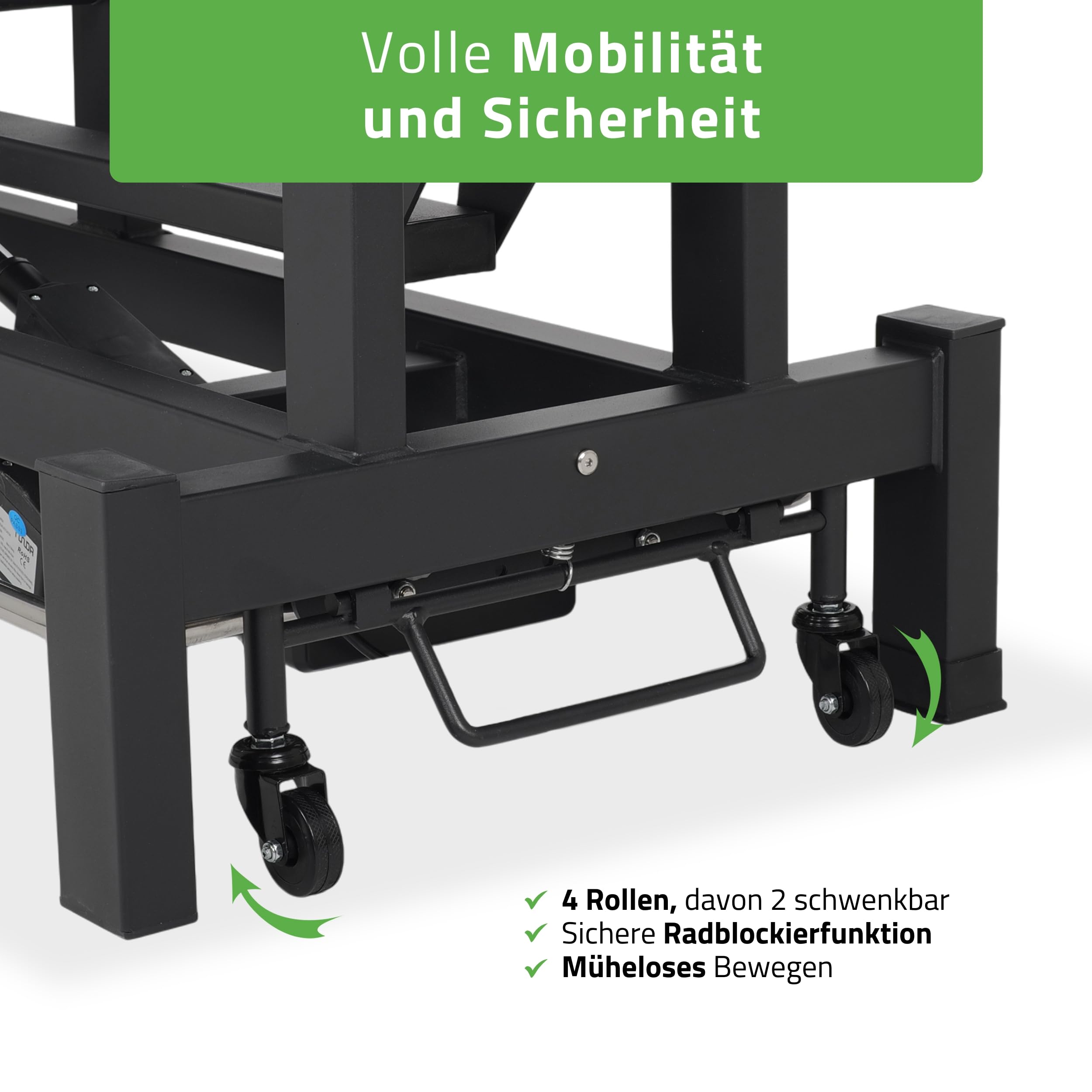 HABYS Fortis 5 Ergo | Elektrische Behandlungsliege Therapieliege Massageliege Massagebank Kosmetikliege | Höhenverstellbare 5-Segmente | 192 x 68 cm