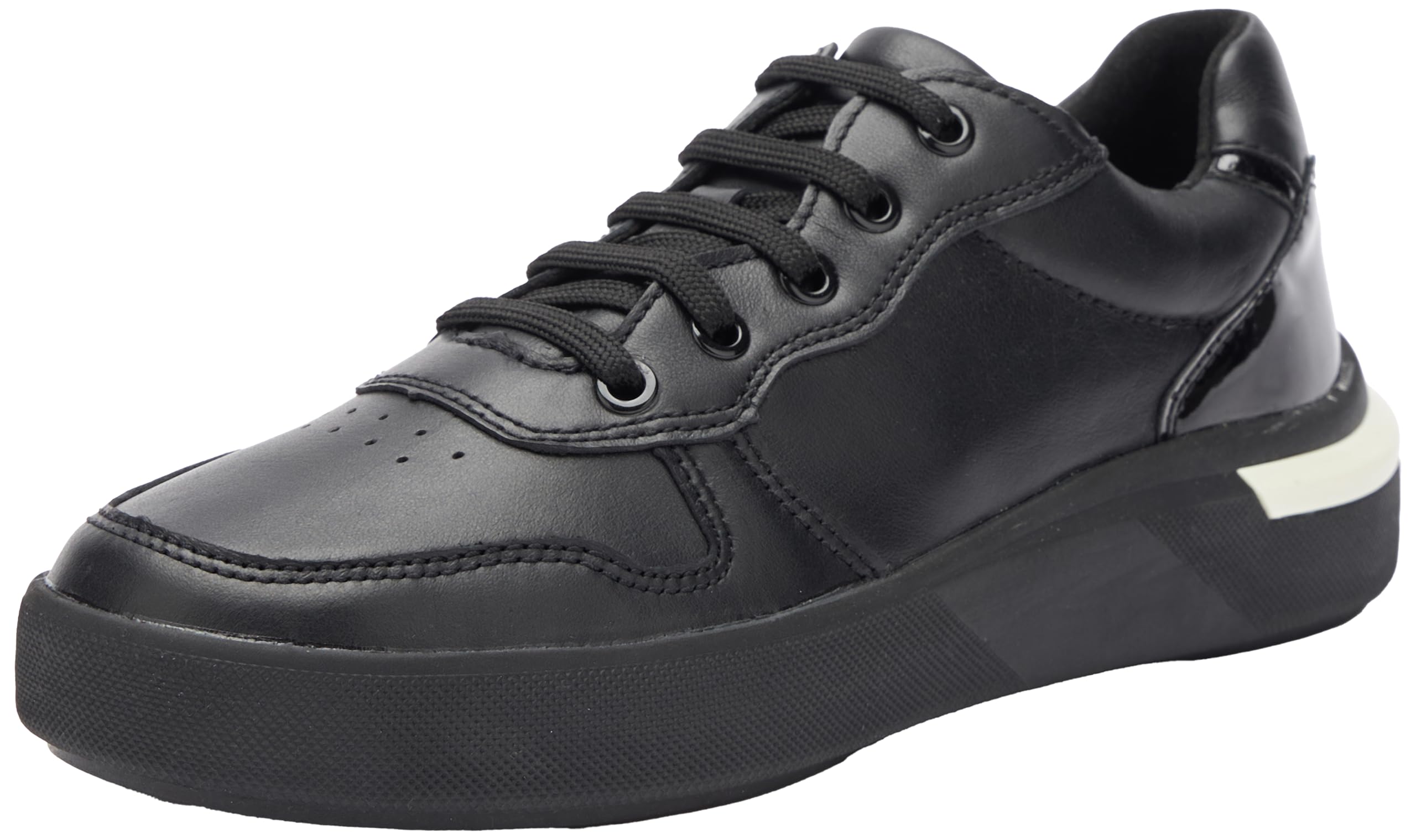 Geox Women's D Dalyla A Trainers, Schwarz, 5 UK