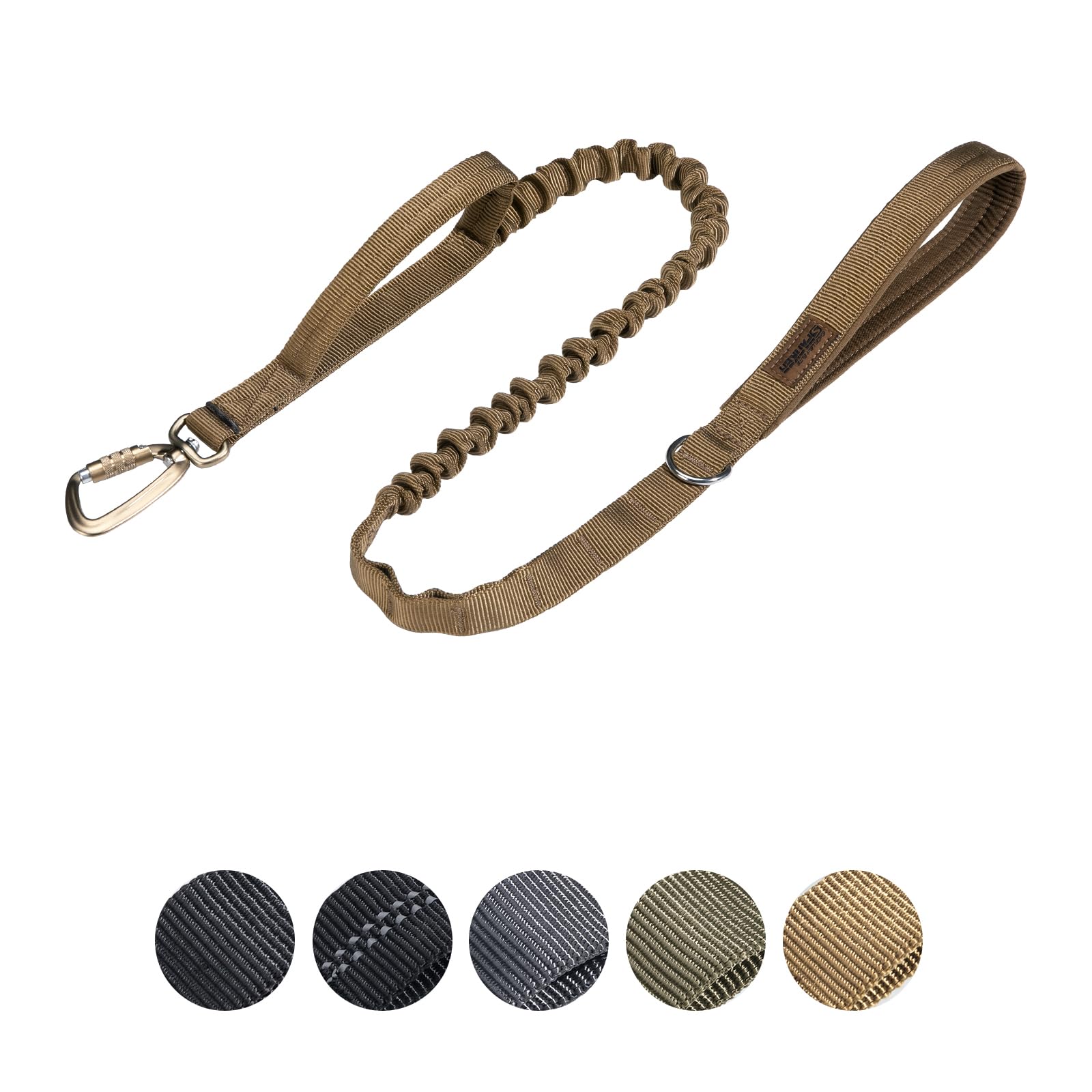 Laisse pour chien à élastique pour stopper les tractions douloureuses COB