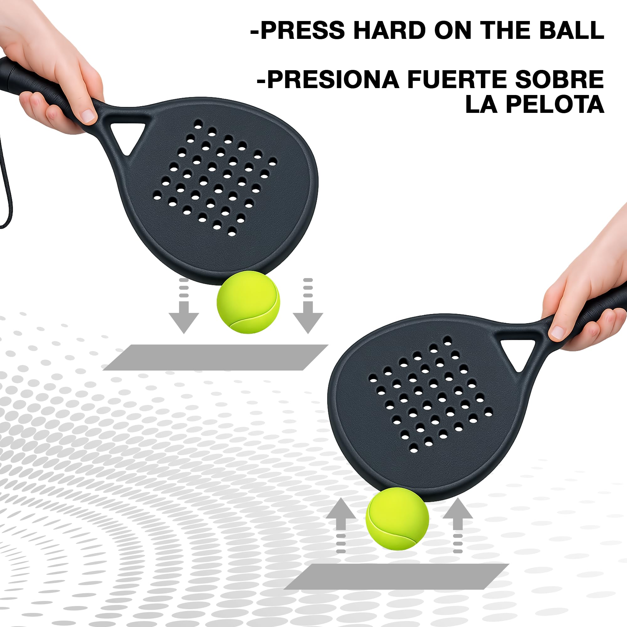 Bande Ramasse-Balles de Padel et Protecteur de Raquette de Padel, Accessoire pour Raquette de Padel, Facile à Installer et à Ramasser Les Balles sans se Pencher, Attrape-Balles de Padel.