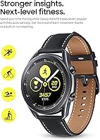 Vista 4 de Samsung Galaxy Watch 3 (45 mm, GPS, Bluetooth) Reloj inteligente con monitoreo avanzado de salud, seguimiento de fitness y batería de larga duración