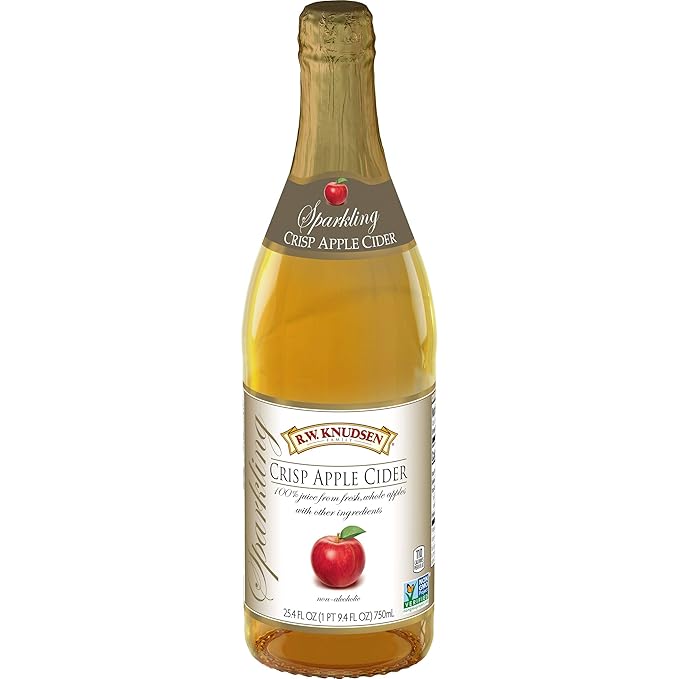 R.W. Knudsen Family Sparkling Crisp Apple Cider, 25.4 Fl