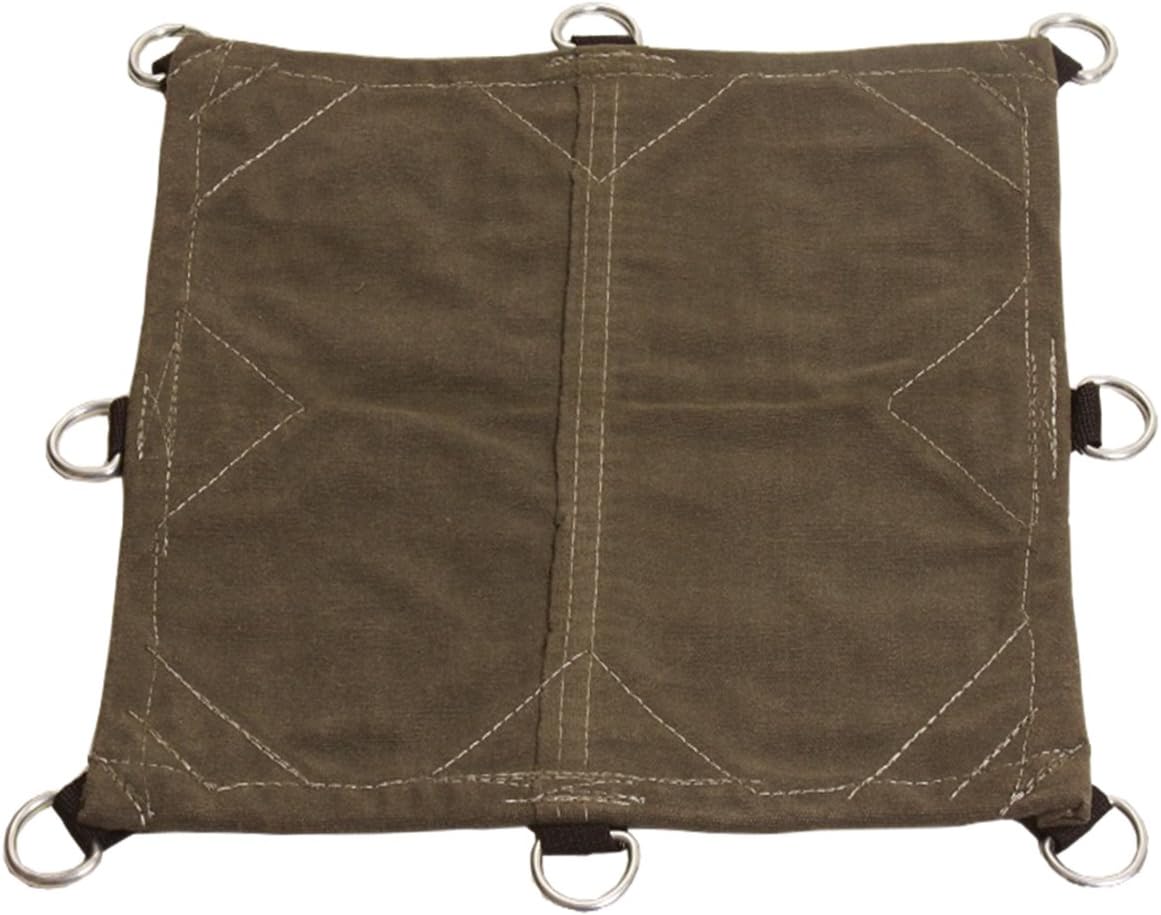 RG12005007OD3CS Heavy Duty Canvas Tarp with D-Rings, Water, Mold, and Mildew Resistant, 18 oz.