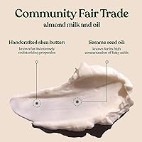 Vista 3 de The Body Shop - Mantequilla corporal con leche de almendras, 6.75 onzas