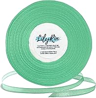 Vista 9 de Cinta de color malva antiguo de 1/4 de pulgada, rollo de satén de 36 yardas, perfecto para arte, boda, baby shower, embalaje de cumpleaños, álbumes