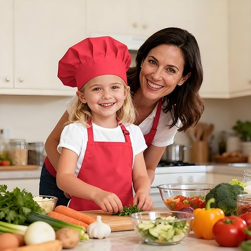 Miniatura 6 de Juego de delantal y gorro de chef Alipobo para niños