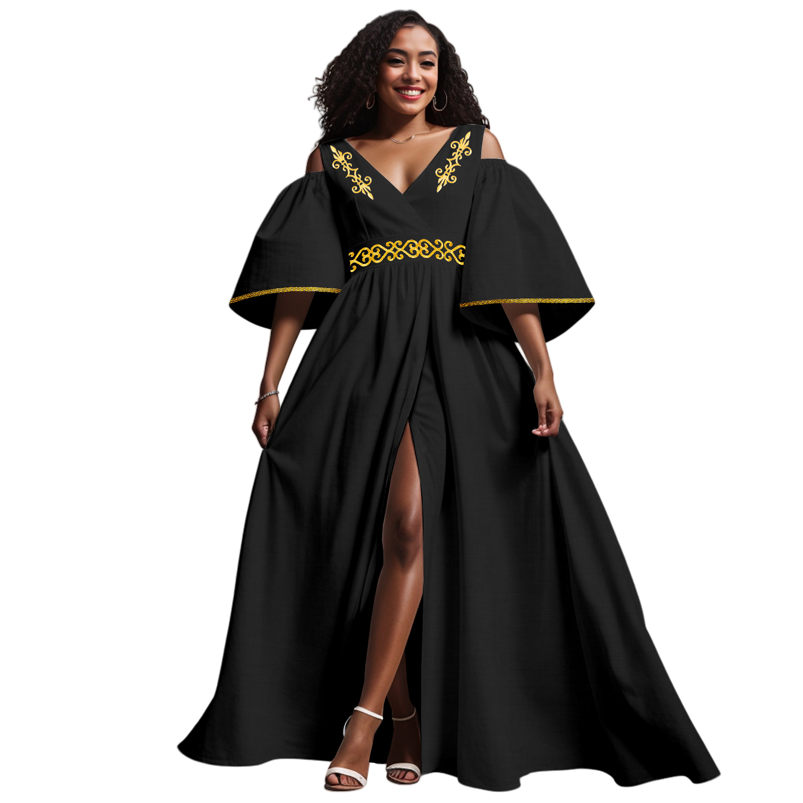 black african dress Watch Dresses for Women on Amazon Live Occasions: Fall/Autumn formal events Size:4XL (Bust 110-115 cm) Black Dress Leather Jacket