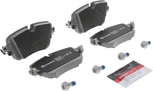 Miniatura 3 de Brembo P85161N Juego de pastillas de freno de disco trasero de cerámica premium AUDI OE# 4M0698451P
