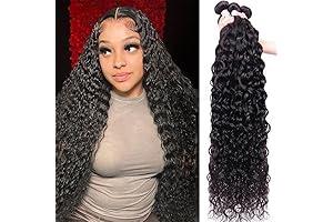 10A Brazilian Deep Curly Hair Weave Bundles