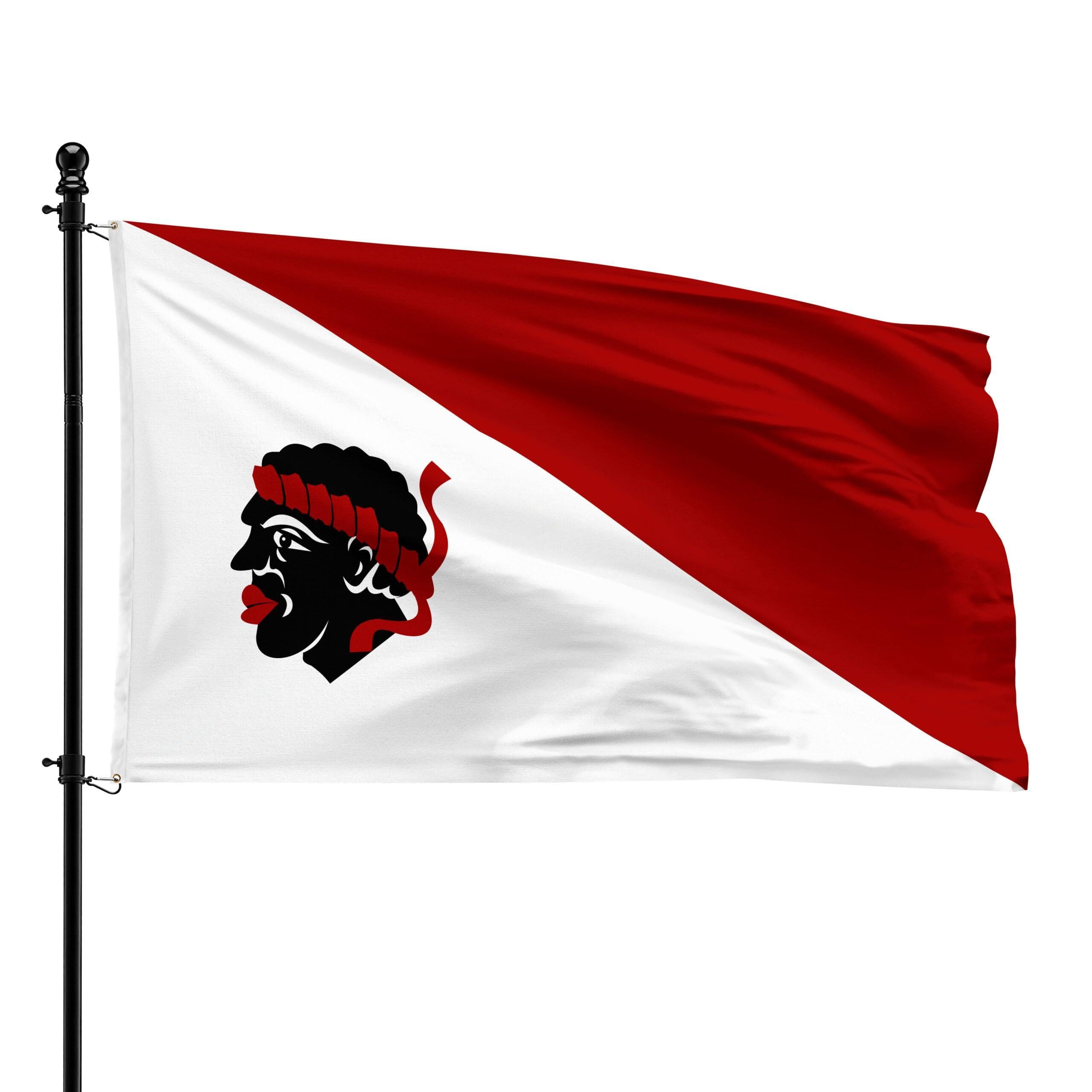 Drapeau de Linkebeek 90x150 cm pour décorer vos salles des fêtes et événements
