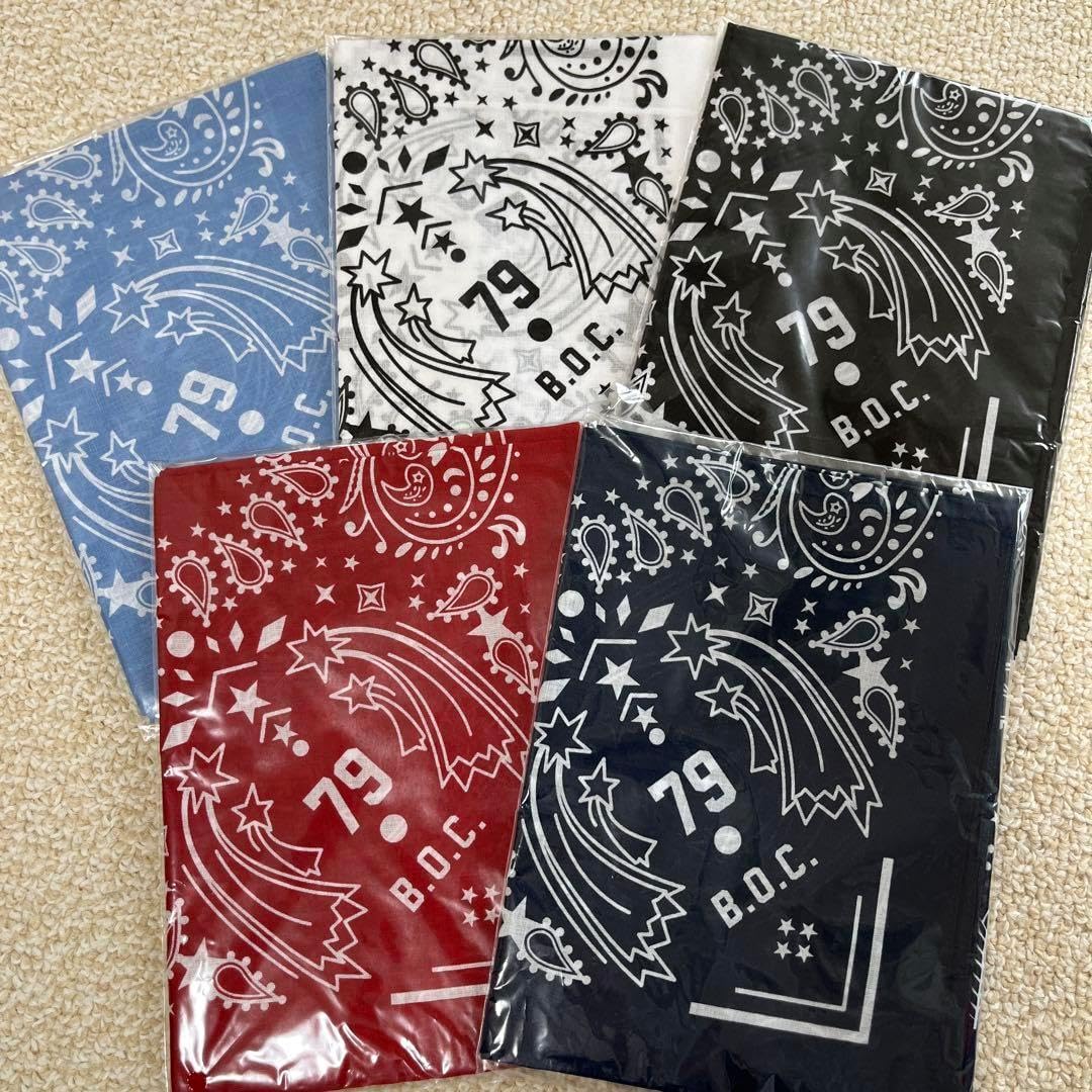 bump of chicken バンダナ 5枚セット 限定 BUMP グッズ バンダナ5色セット BUMP OF CHICKEN バンダナ 5枚