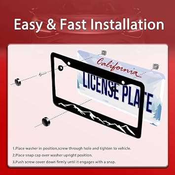 Mountains License Plate Frame Bundle