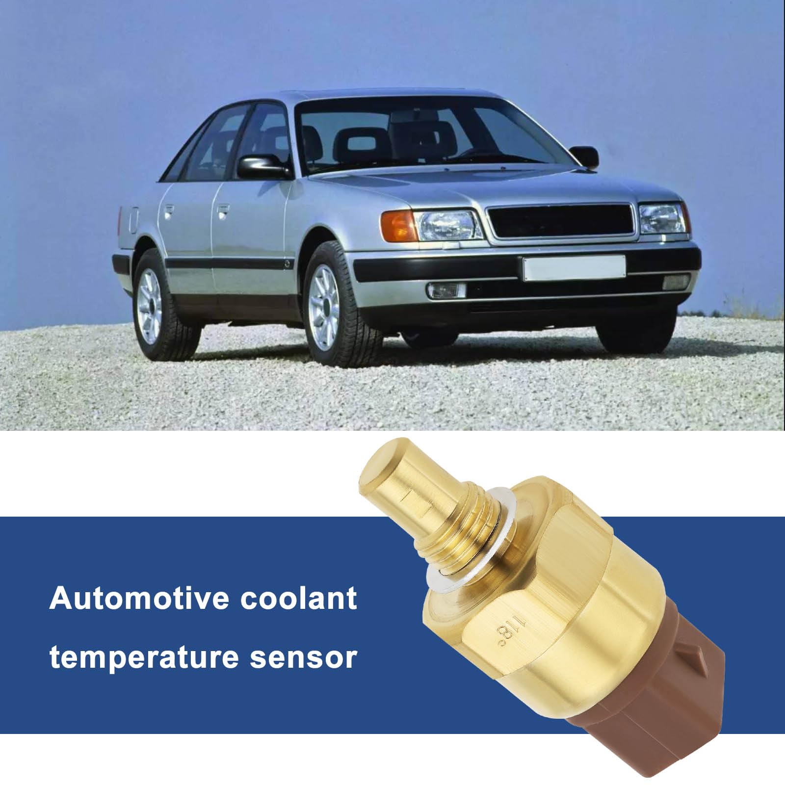 1 Pz Sensore Temperatura Liquido Refrigerante 3 Pin Interruttore Temperatura 034919369C Compatibile con Audi 100 C3 C4 200