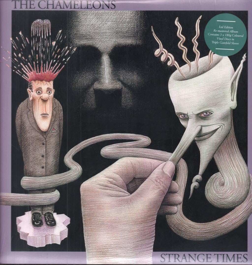 CHAMELEONS, The - Strange Times (remastered) - LIMITED COLOURED VINYL 3XLP