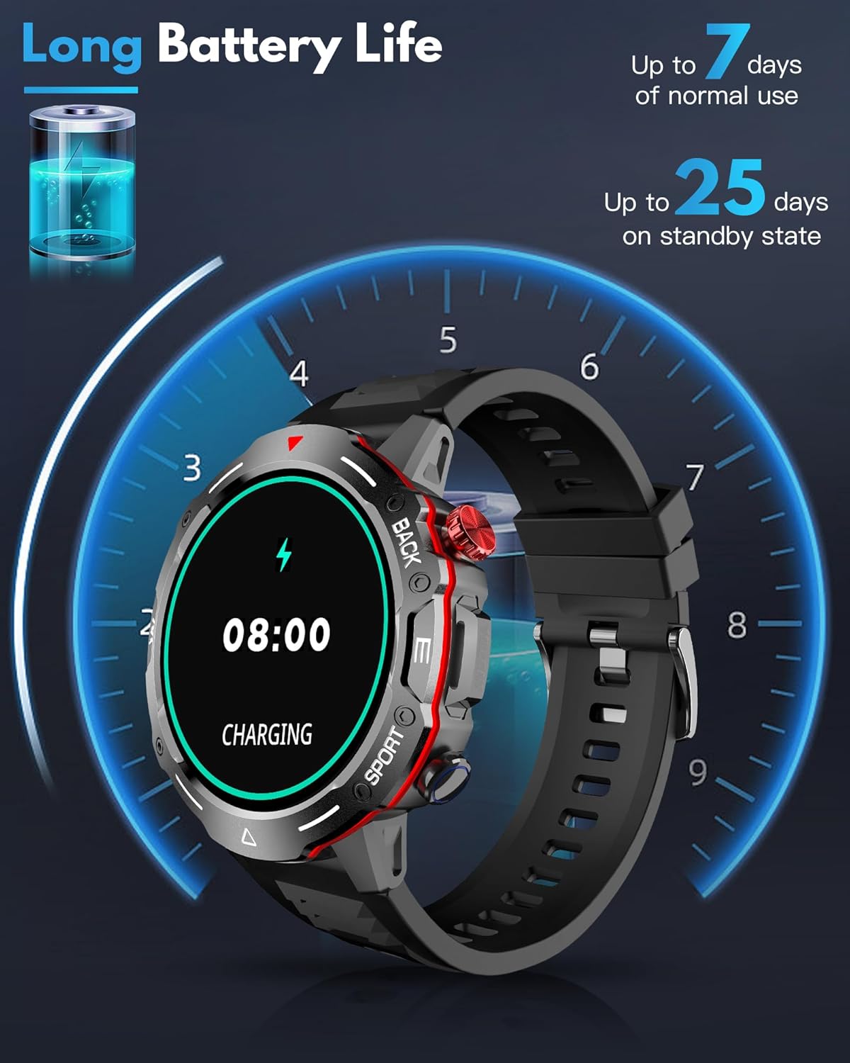 AVUMDA Smartwatch Orologio Uomo Chiamata 1.39 HD Orologio Smart 120+ Modalità Sport Contapassi Cardiofrequenzimetro SpO2 Notifiche Messaggi Lettore Musicale Orologio Fitness Tracker per Android iOS AVUMDA Smartwatch Orologio Uomo Chiamata 1.39 HD Orologio Smart 120+ Modalità Sport Contapassi Cardiofrequenzimetro SpO2 Notifiche Messaggi Lettore Musicale Orologio Fitness Tracker per Android iOS