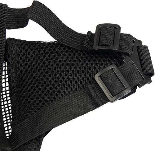 Miniatura 6 de Máscara de malla de acero negro de media cara Airsoft [plegable]