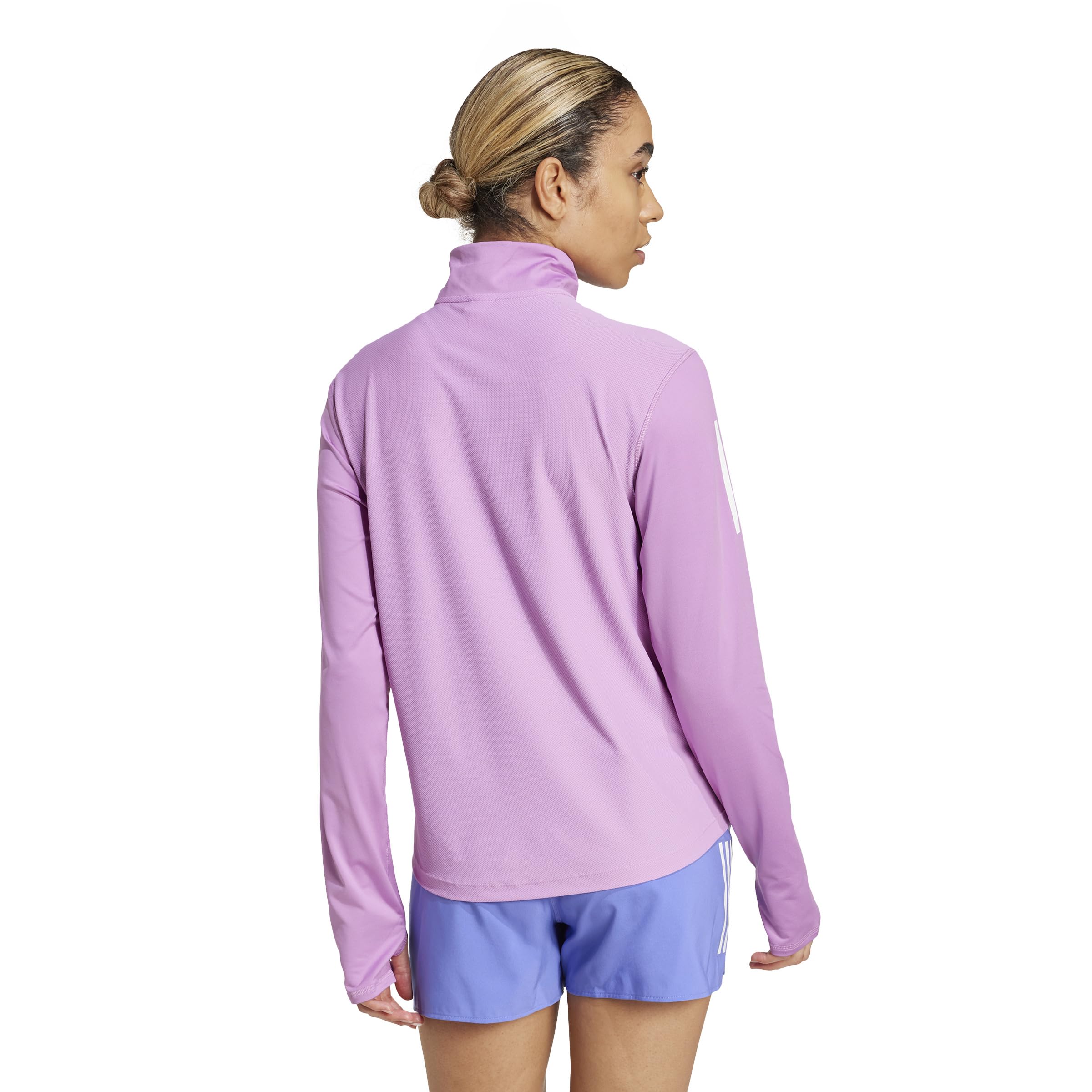 adidas Kobiety Own the Run Half-Zip Jacket, preloved purple, L
