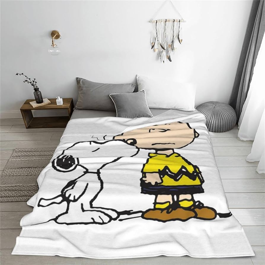 SNOOPY - ＊ 再出品チャーリー と スヌーピー ダブルサイズ ブランケット 毛布 ＊ 再出品 チャーリー と スヌーピー ブランケット ダブルサイズ