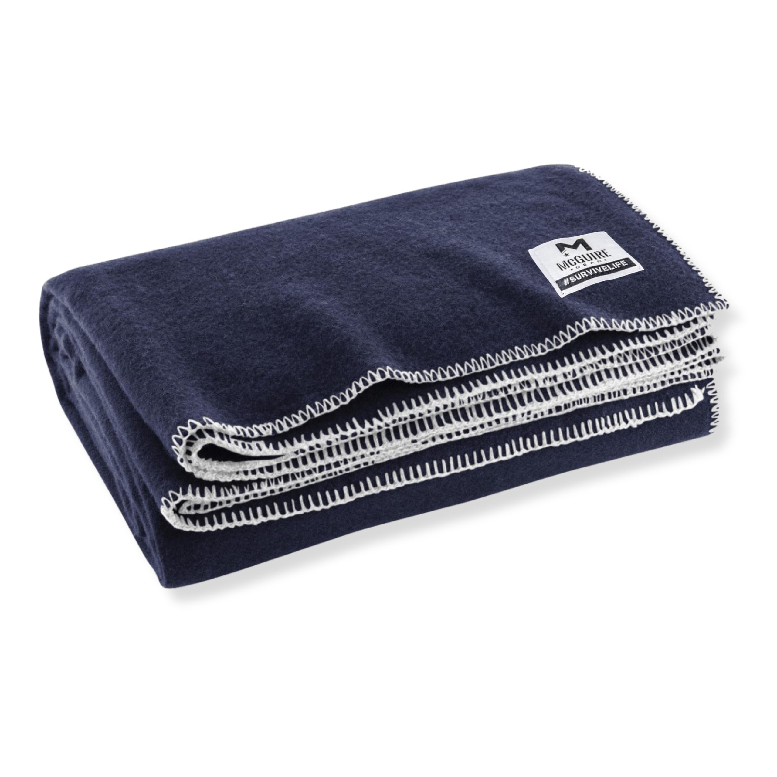 Amazon.com: M MCGUIRE GEAR Heavy Duty Wool Blanket, Survival
